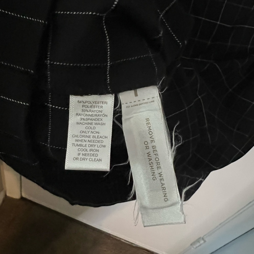 Loft Plus Windowpane Flutter Sleeve Work Shift Dr… - image 5